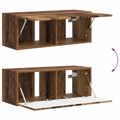 vidaXL TV-Schränk 8 pcs Altholz