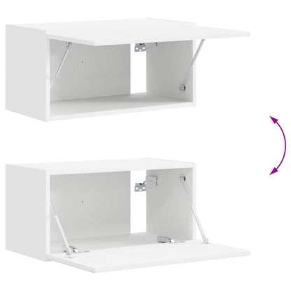 vidaXL TV-Schrankset 4 pcs Weiß Holzwerkstoff