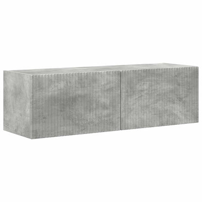 vidaXL TV-Schrankset 4 pcs Beton Grau Holzwerkstoff