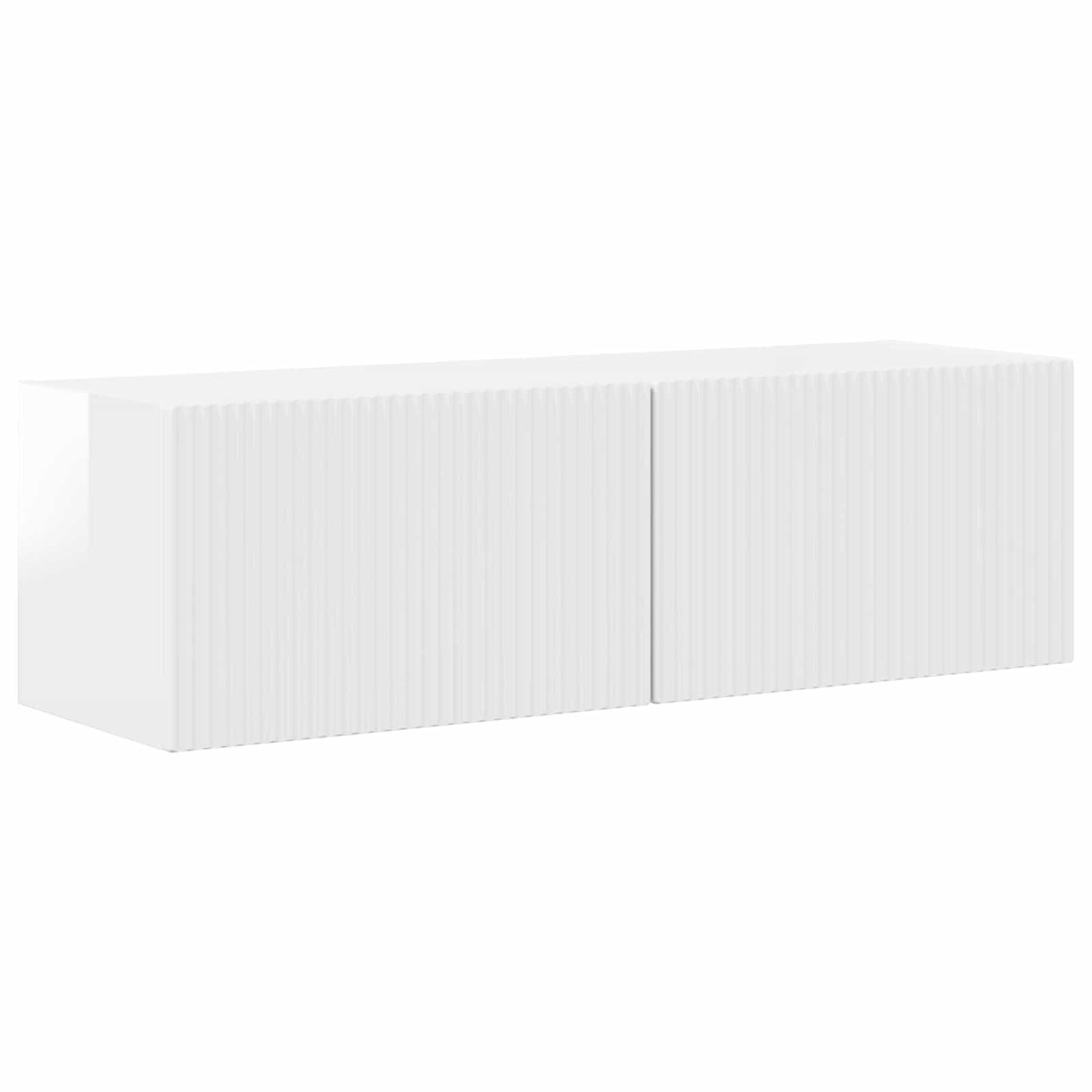 TV-Schrankset 4 pcs Hochglanz Weiß Holzwerkstoff