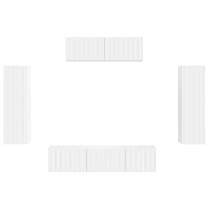 TV-Schränk 5 pcs Weiß