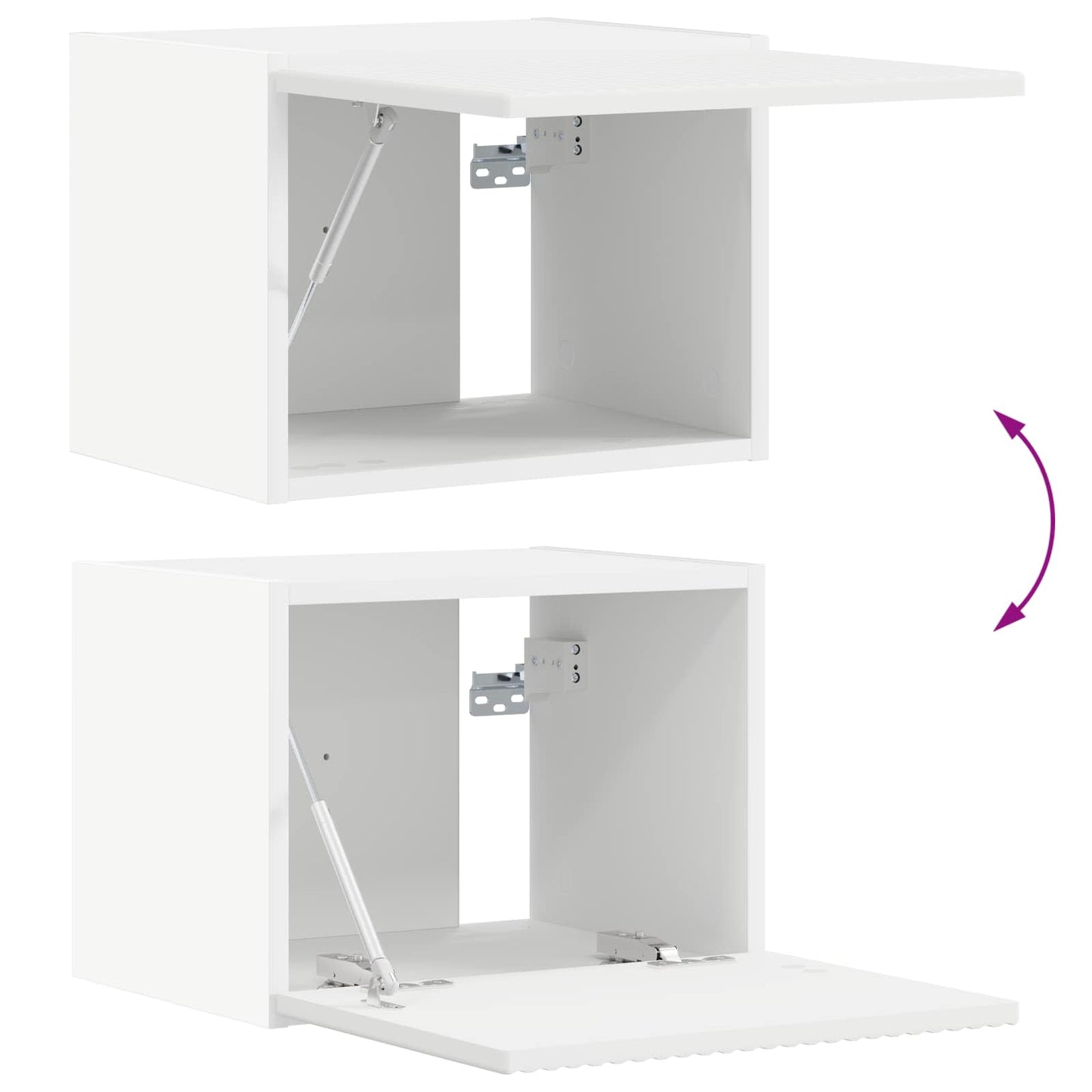 vidaXL TV-Schränk 5 pcs Weiß