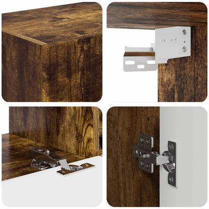 TV-Schränk 5 pcs Geräucherte Eiche