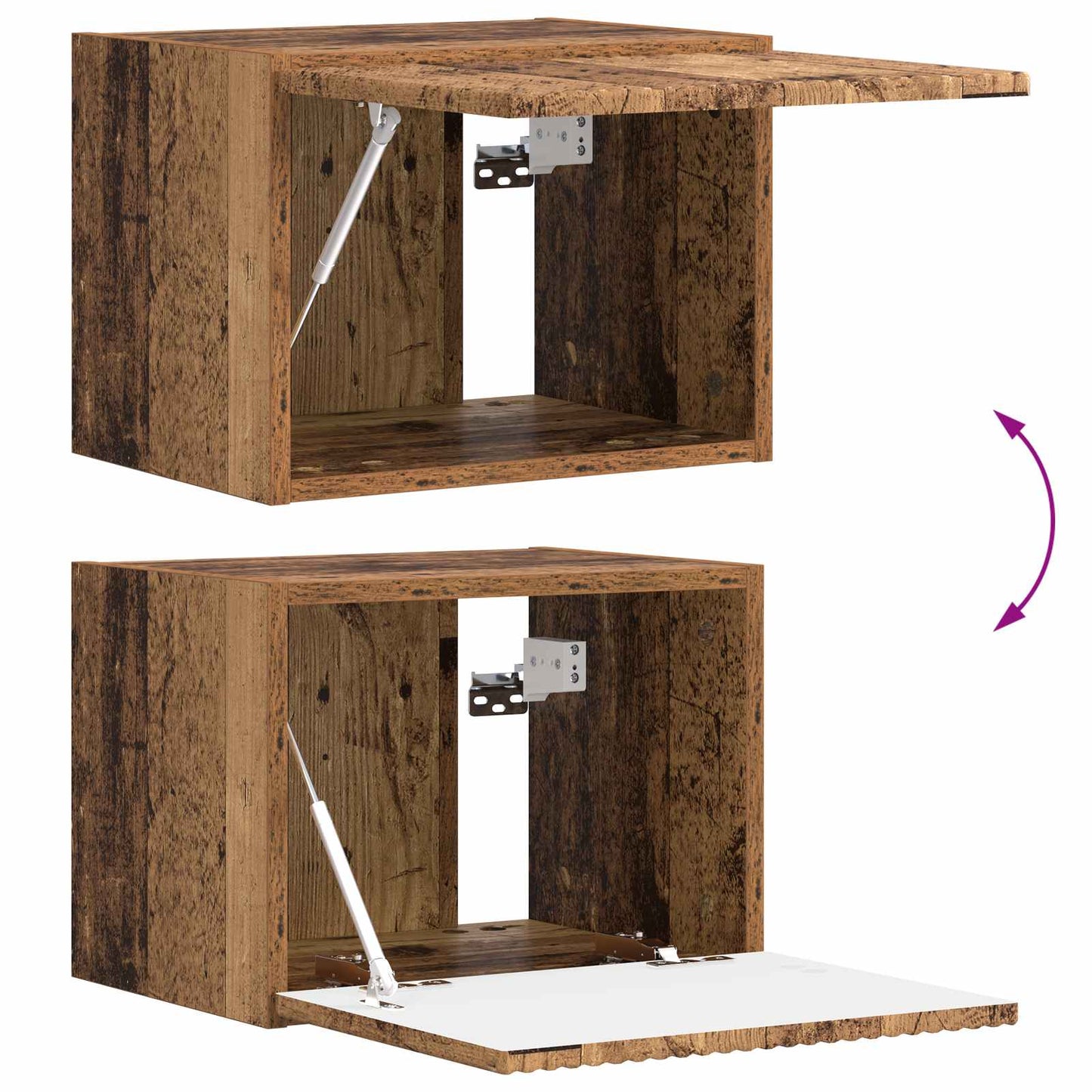 vidaXL TV-Schränk 5 pcs Altholz