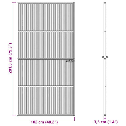 Wohnzimmer-Tür 102 x 201,5 x 3,5 cm