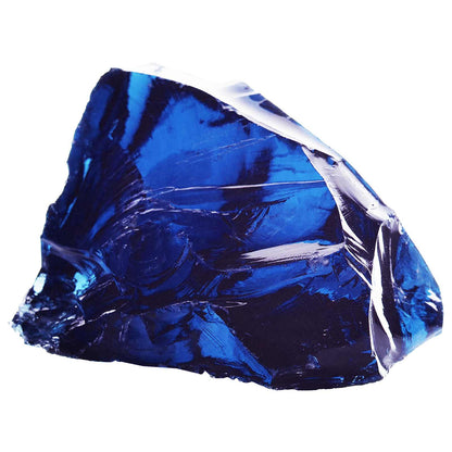 Gartensteine Blau 12 cm Glas