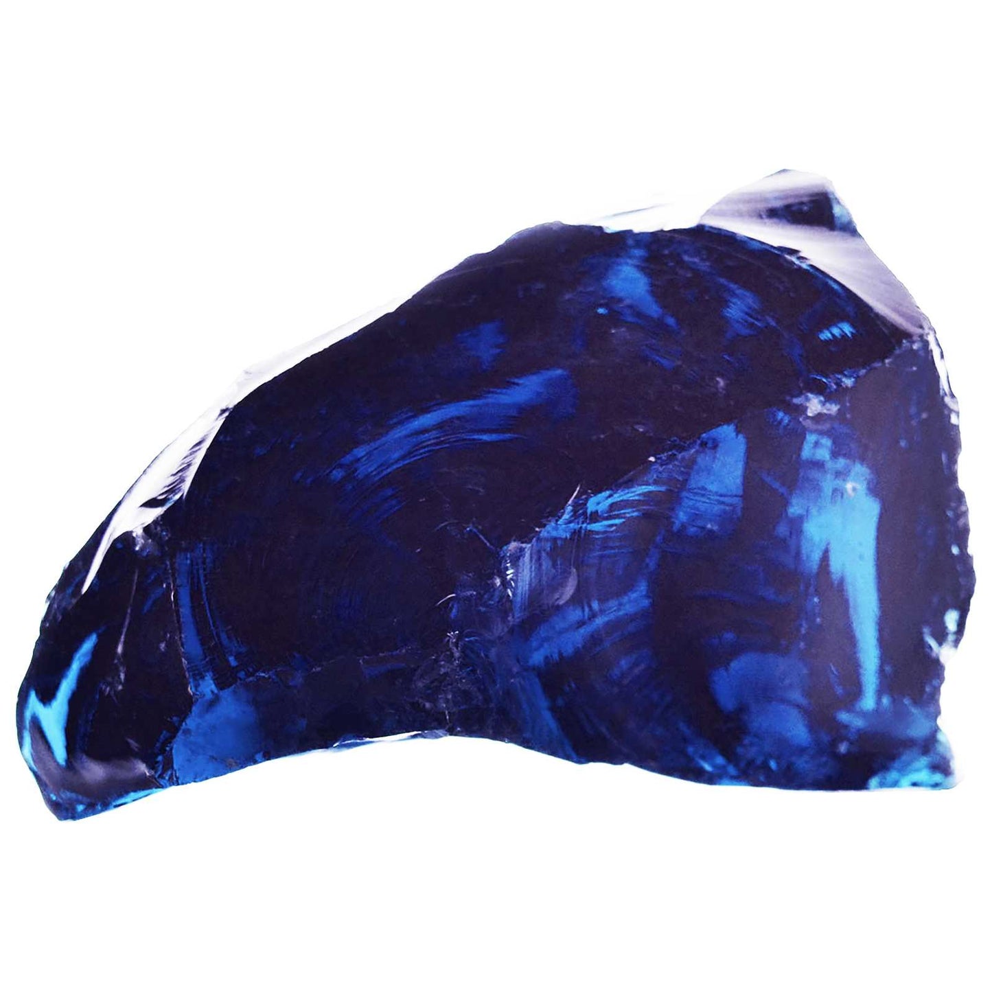 Gartensteine Blau 12 cm Glas