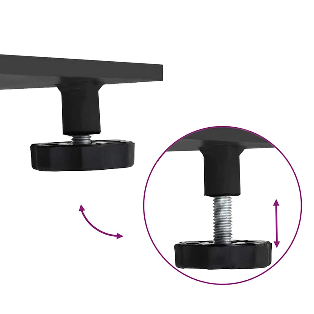 Sonnenschirmständer Schwarz 100 x 100 x 4 cm Stahl