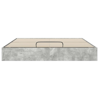 vidaXL Ottoman Bettgestell Beton 193 x 120 x 25 cm Spanplatte