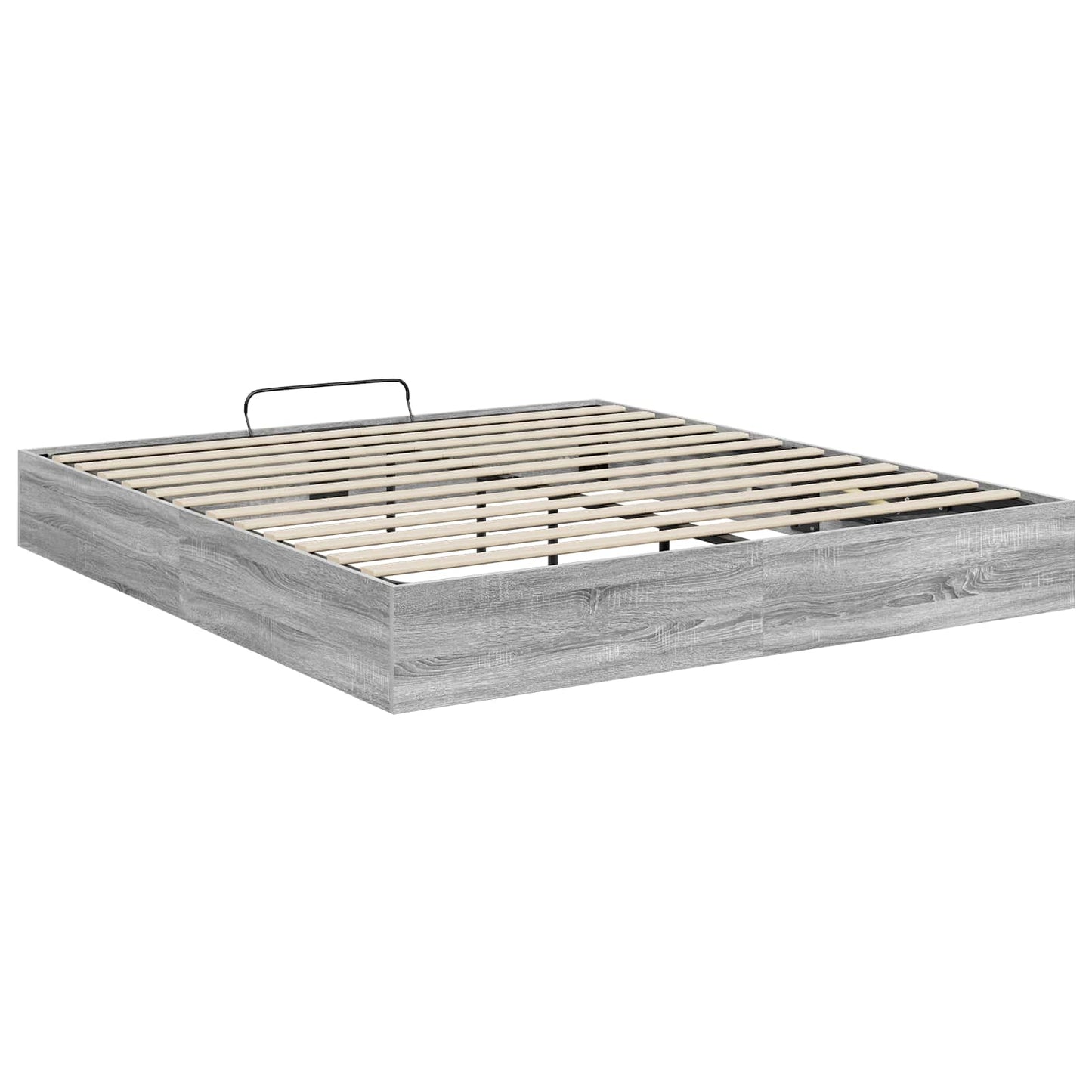 vidaXL Ottoman Bettgestell Graues Sonoma 193 x 120 x 25 cm Spanplatte
