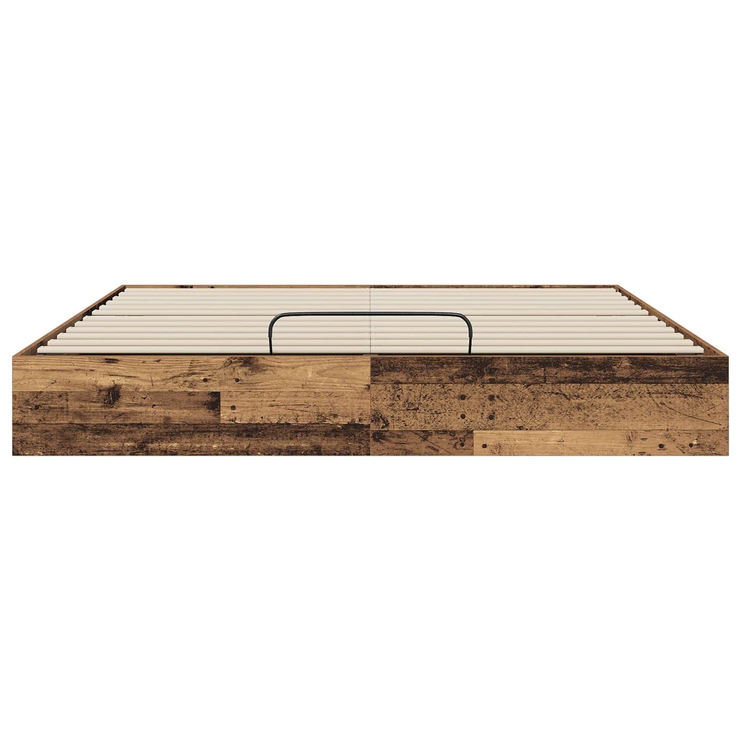 Ottoman Bettgestell Altholz 203 x 180 x 25 cm Holzwerkstoff