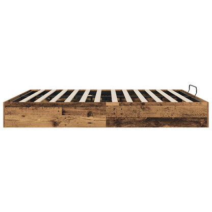 vidaXL Ottoman Bettgestell Altholz 193 x 120 x 25 cm Spanplatte