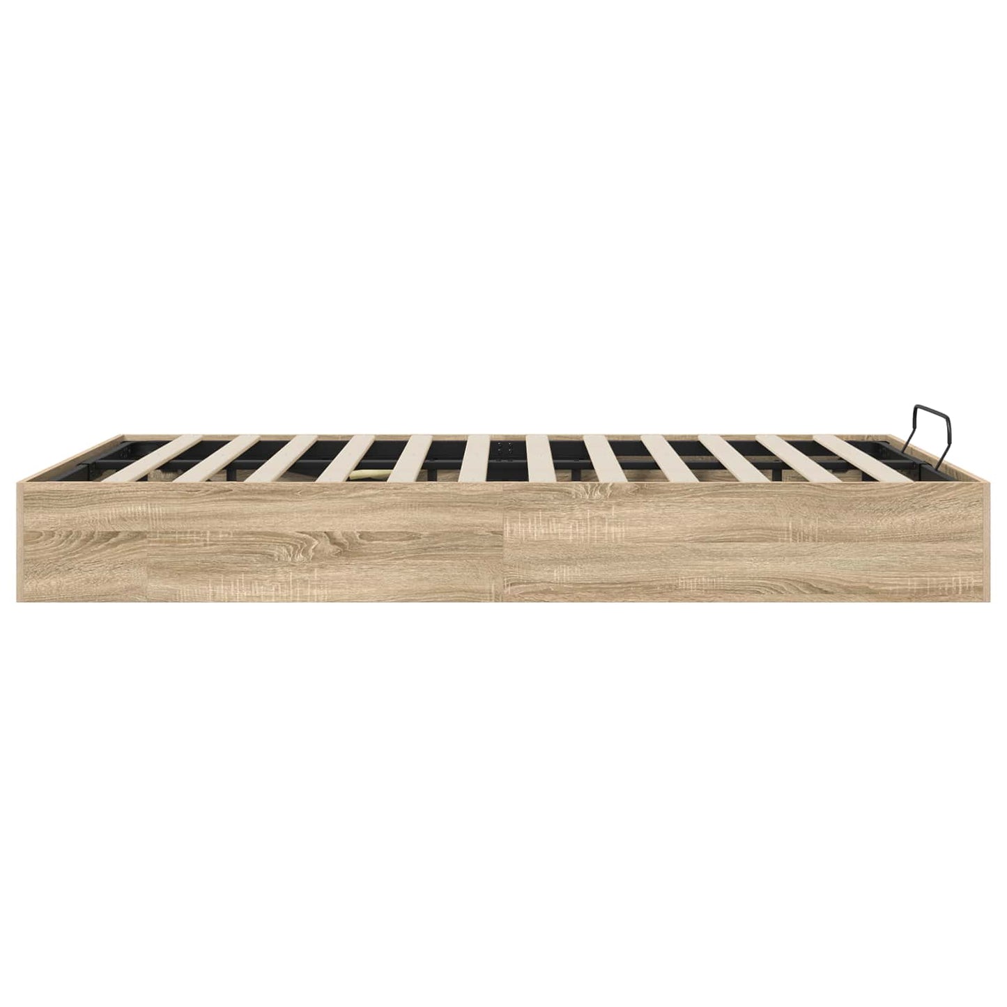 Ottoman Bettgestell mit Speicher Sonoma-Eiche 203 x 150 x 25 cm