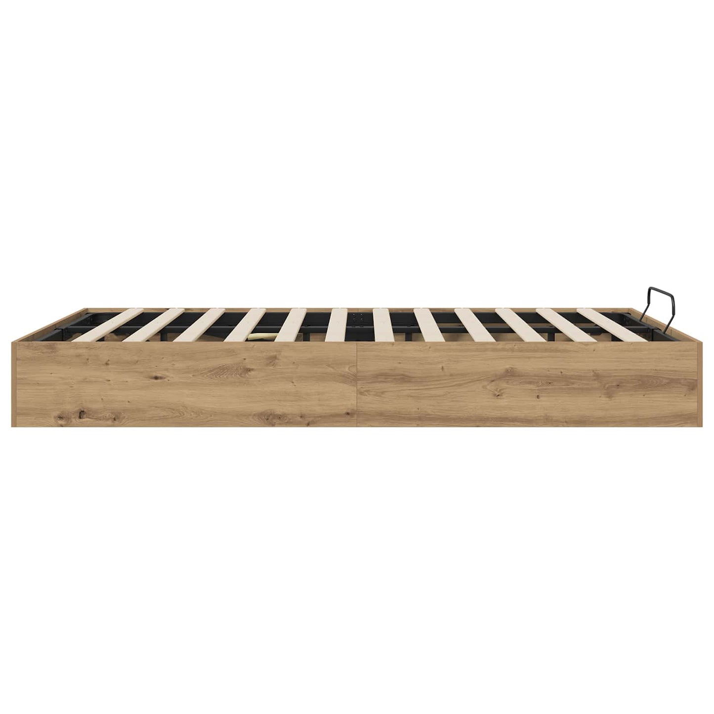 vidaXL Ottoman Bettgestell Artisan-Eiche 140 x 200 cm Holzwerkstoff