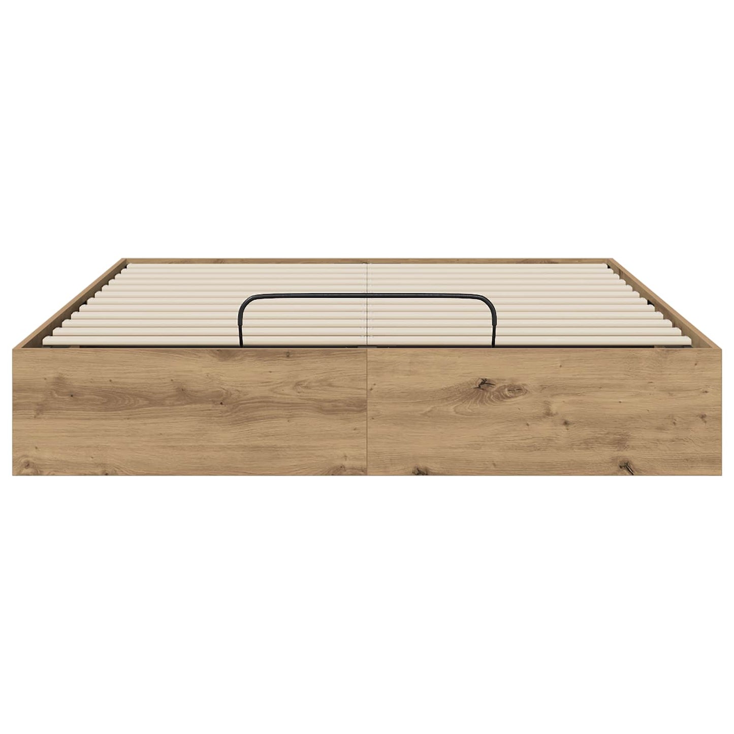 Ottoman Bettgestell Artisan-Eiche 120 x 200 cm Holzwerkstoff