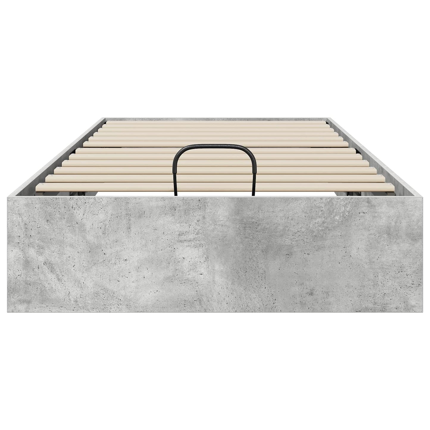 vidaXL Ottoman Bettgestell Beton Grau 90 x 200 cm Holzwerkstoff