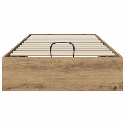 vidaXL Ottoman Bettgestell Artisan-Eiche 80,5 x 200 cm Holzwerkstoff