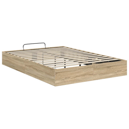 vidaXL Ottoman Bettgestell Sonoma-Eiche 193 x 120 x 25 cm Spanplatte