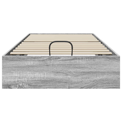 vidaXL Ottoman Bettgestell Graues Sonoma 193 x 120 x 25 cm Spanplatte