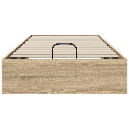 vidaXL Ottoman Bettgestell Sonoma-Eiche 193 x 75,5 x 25 cm