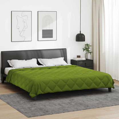 vidaXL Couverture d'été vert 220 x 260 cm microfibre