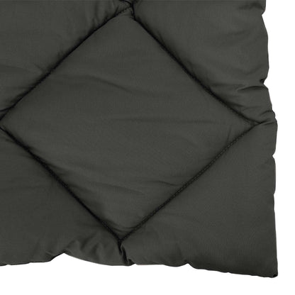 vidaXL Ganzjahresbettdecke Anthrazit 240 x 200 cm Mikrofaser