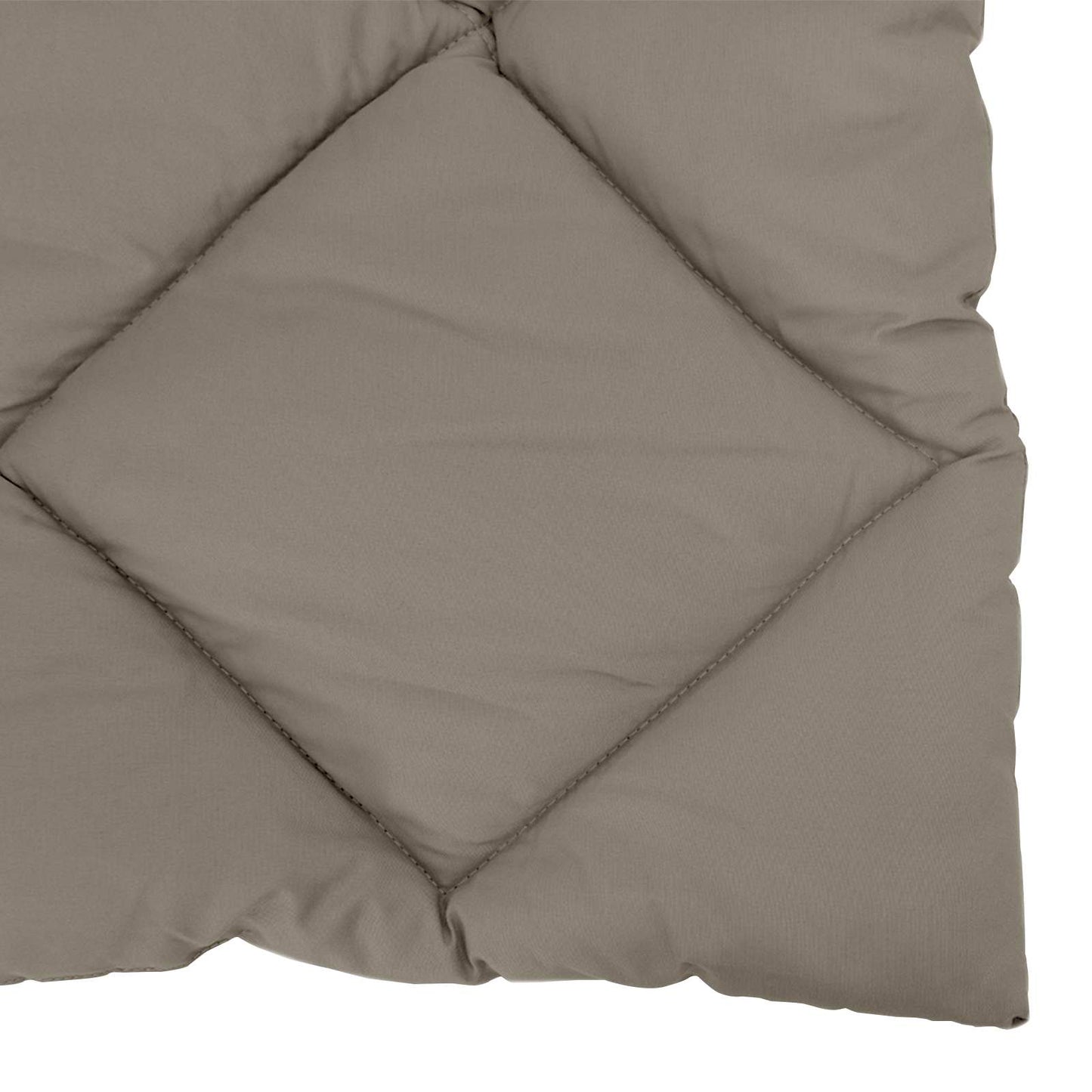 vidaXL Ganzjahresbettdecke Hellgrau 220 x 140 cm Mikrofaser