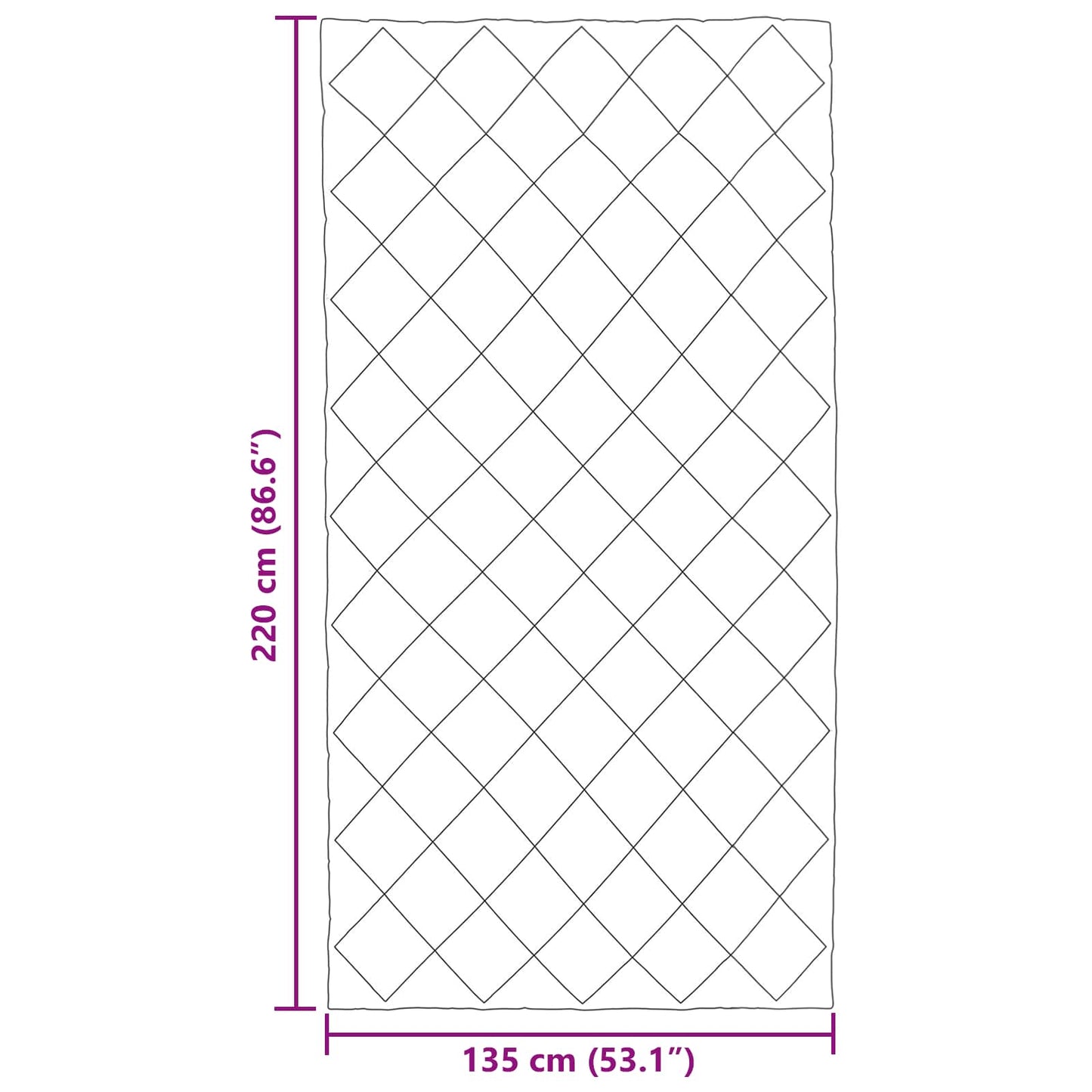 Ganzjahresbettdecke Hellgrau und Anthrazit 220 x 135 cm