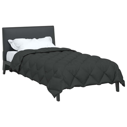 vidaXL Winterbettdecke Anthrazit 200 x 135 cm Mikrofaser