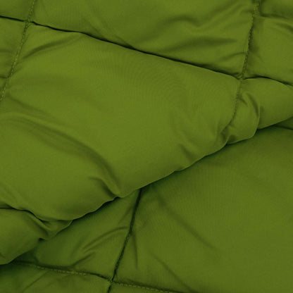 vidaXL Winterbettdecke Grün 200 x 140 cm Mikrofaser