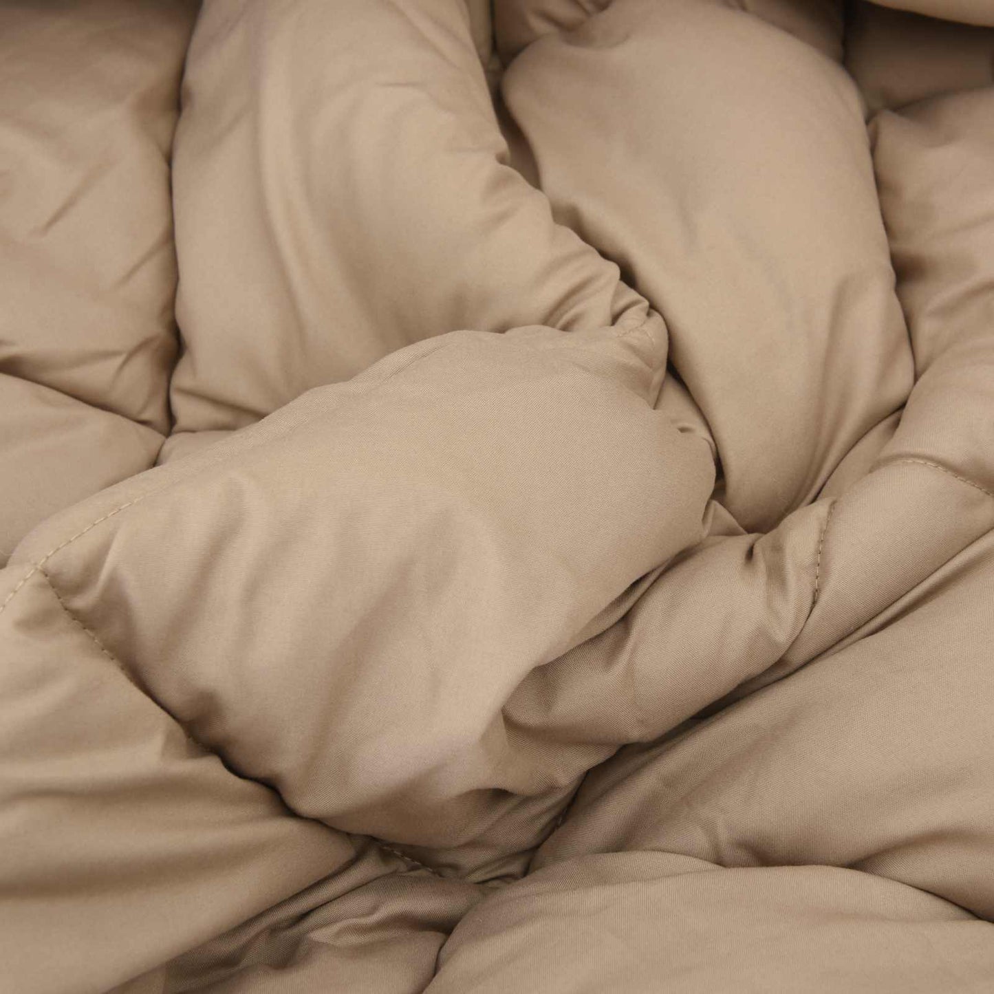 vidaXL Winterbettdecke Schwarz und Taupe 200 x 140 cm Mikrofaser