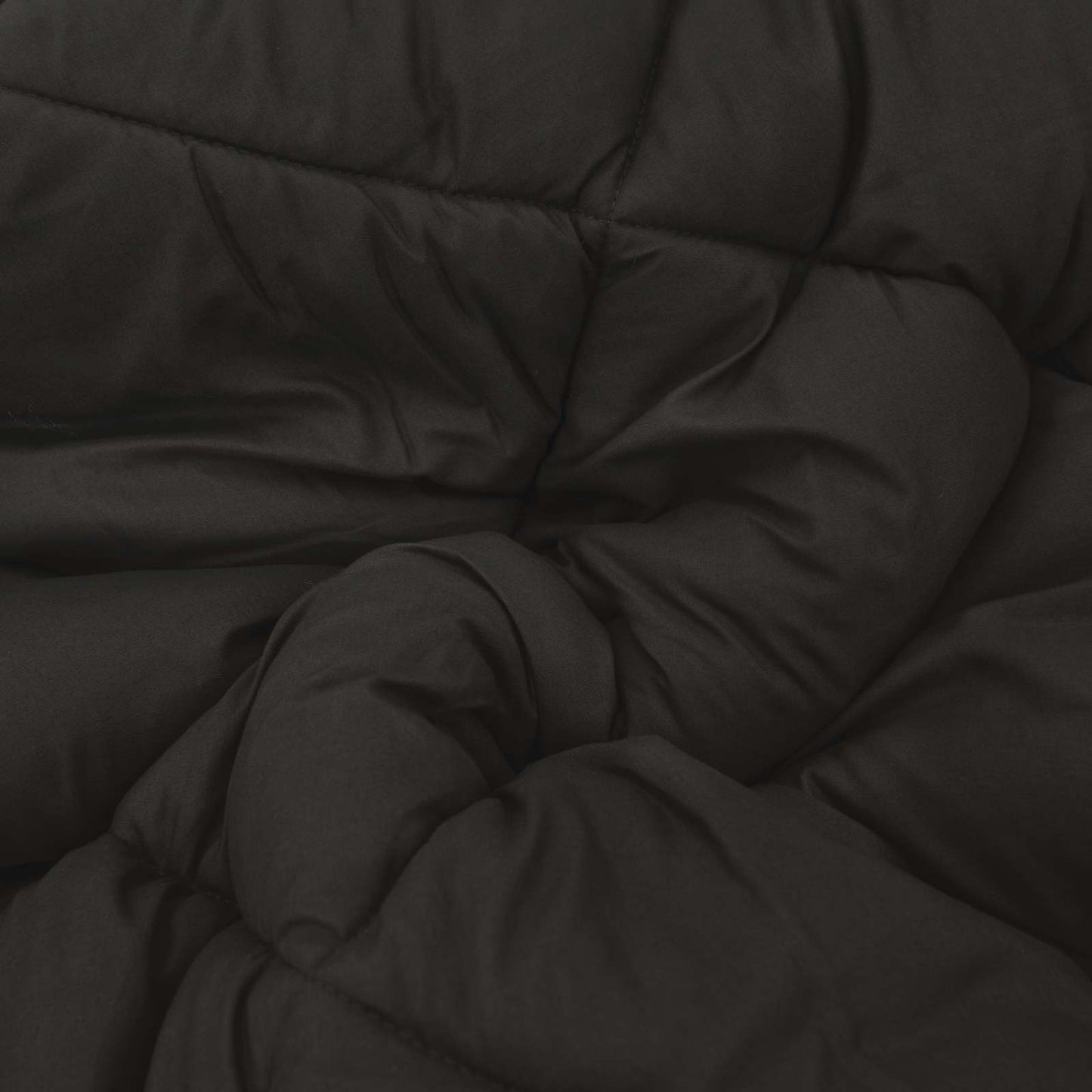 vidaXL Winterbettdecke Schwarz und Taupe 240 x 260 cm Mikrofaser