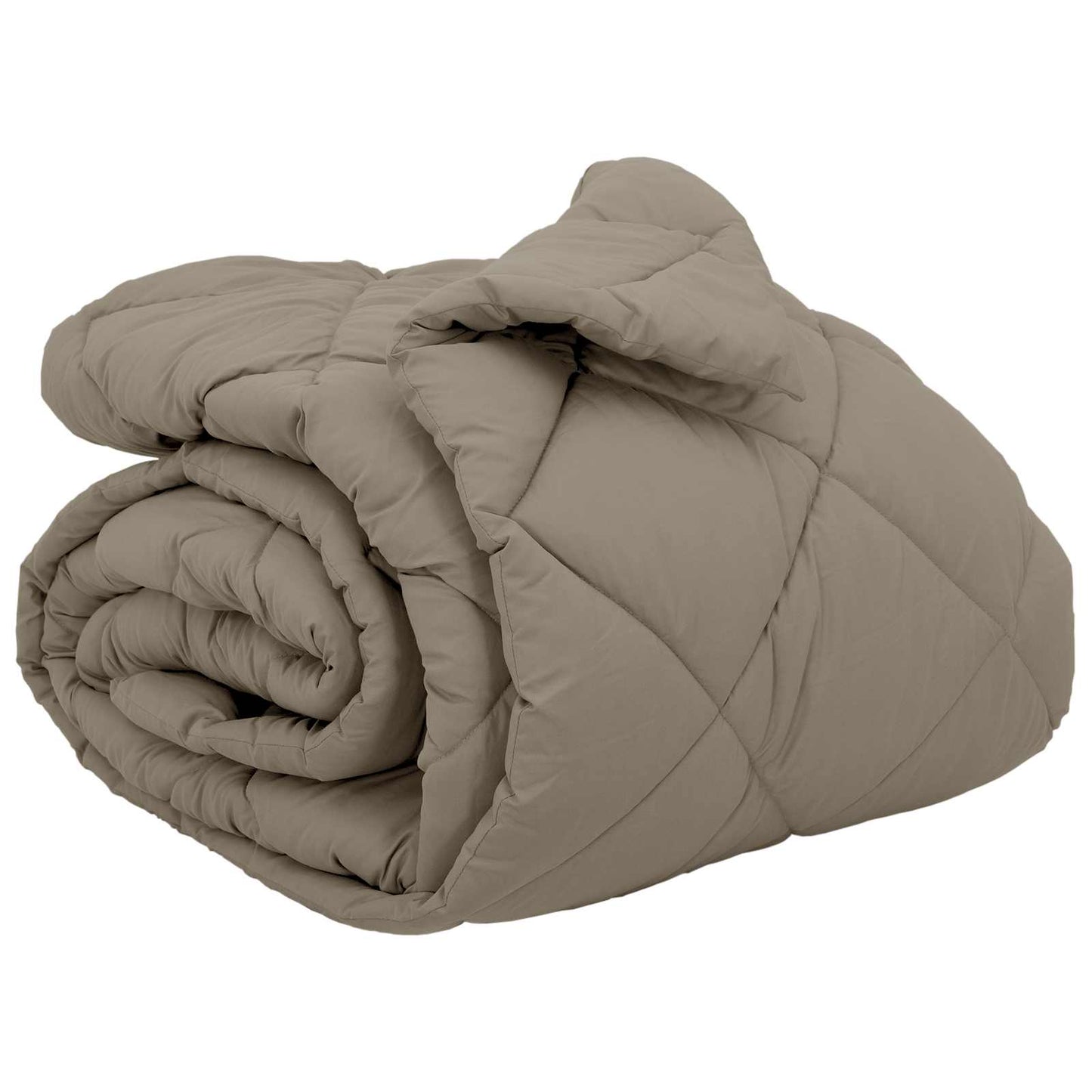 vidaXL Winterbettdecke Hellgrau 220 x 260 cm Mikrofaser