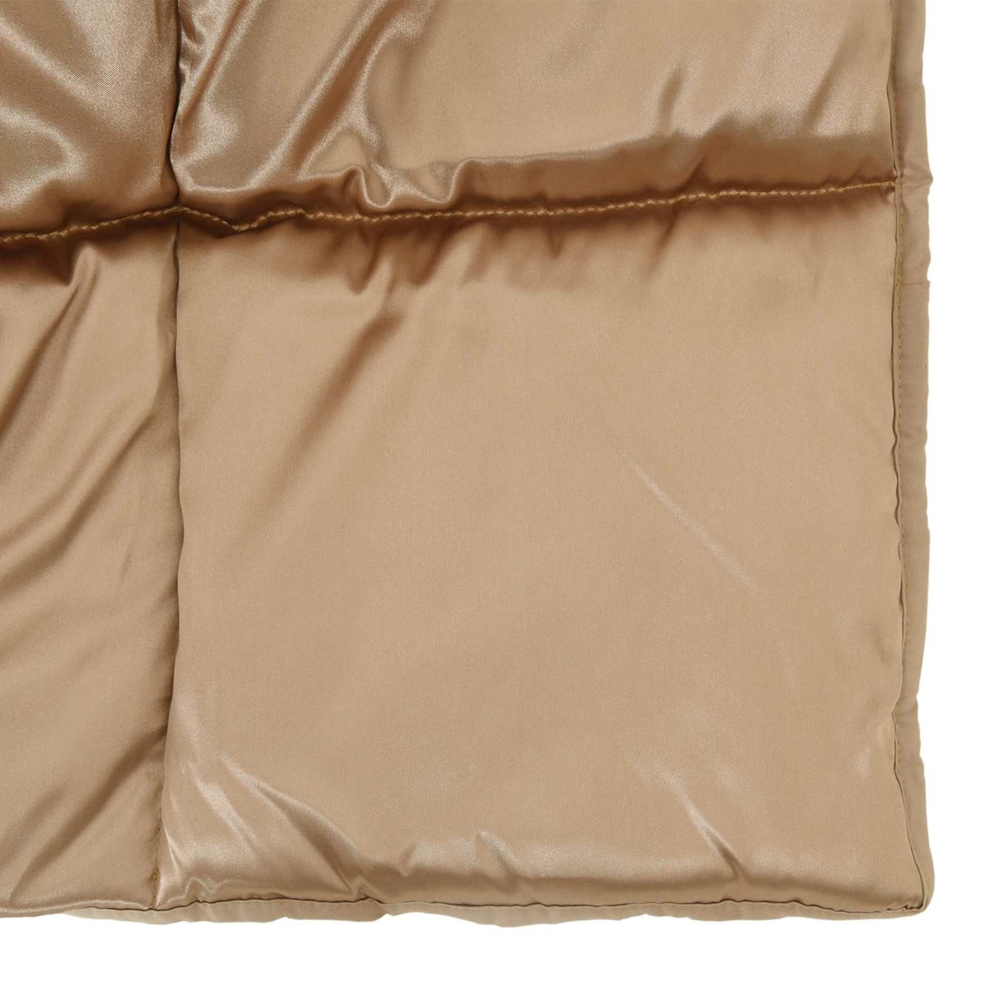 Sommerdecke Gold 200 x 135 cm Satin und Mikrofaser