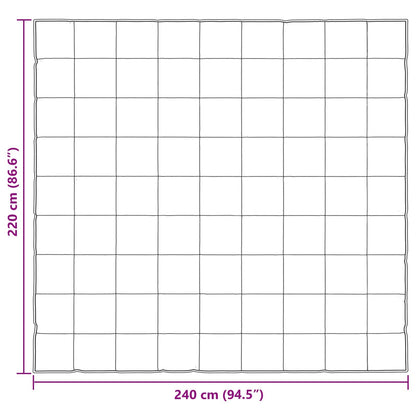Winterbettdecke Gold 220 x 240 cm Satin und Mikrofaser