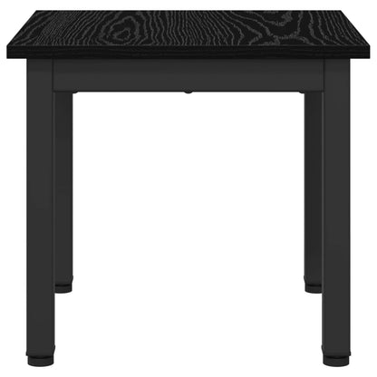 Couchtisch Schwarz Eichen-Optik 40 x 40 x 36 cm Holzwerkstoff
