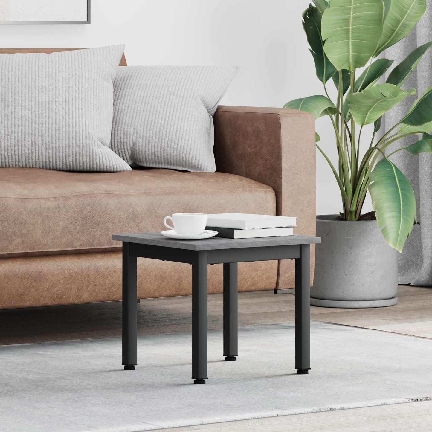 vidaXL Couchtisch Graues Sonoma 40 x 40 x 36 cm Holzwerkstoff
