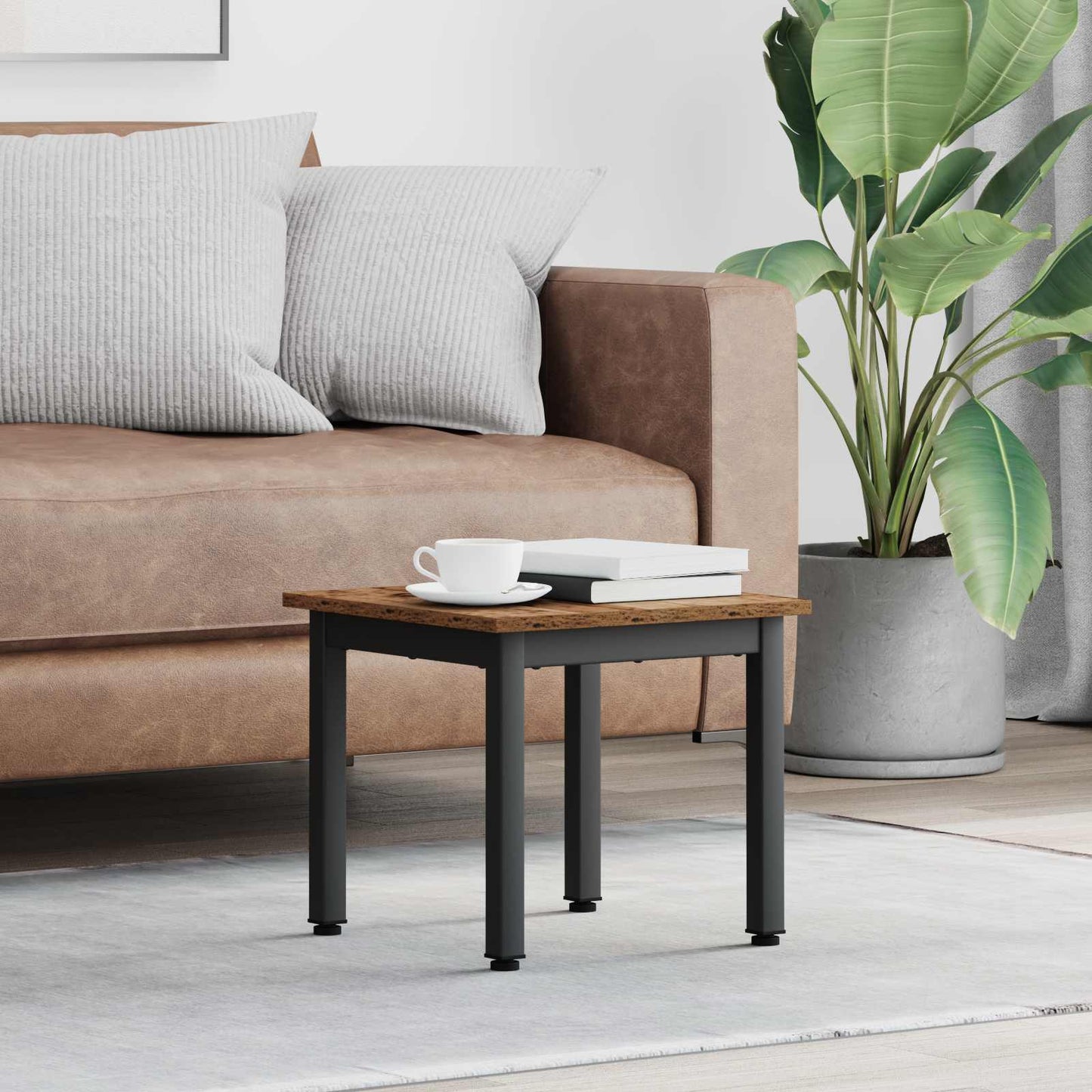 vidaXL Couchtisch Altholz 40 x 40 x 36 cm Holzwerkstoff
