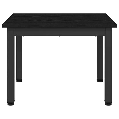 Couchtisch Schwarz Eichen-Optik 50 x 50 x 36 cm Holzwerkstoff