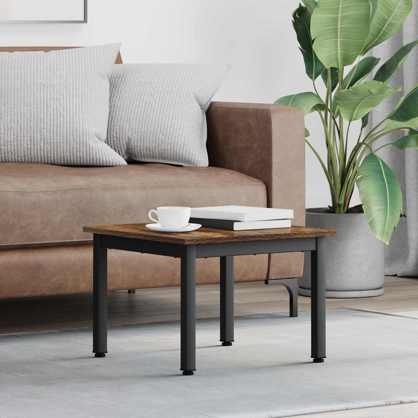 vidaXL Couchtisch Raucharbe 50 x 50 x 36 cm Holzwerkstoff