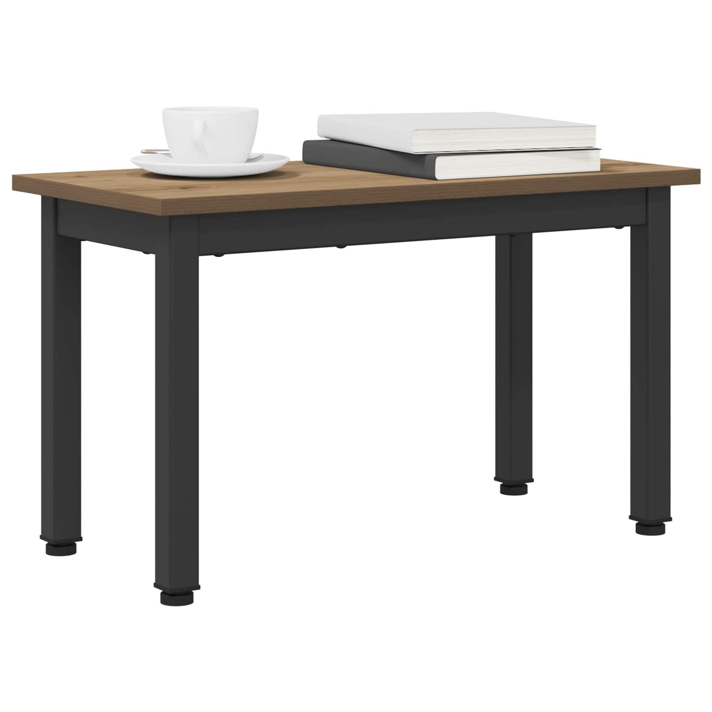vidaXL Table basse artisanale chêne 60 x 30 x 36 cm bois d'ingénierie