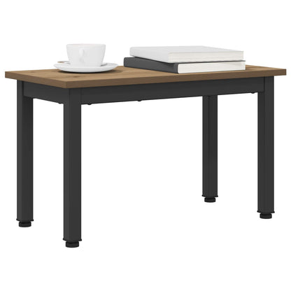 vidaXL Table basse artisanale chêne 60 x 30 x 36 cm bois d'ingénierie