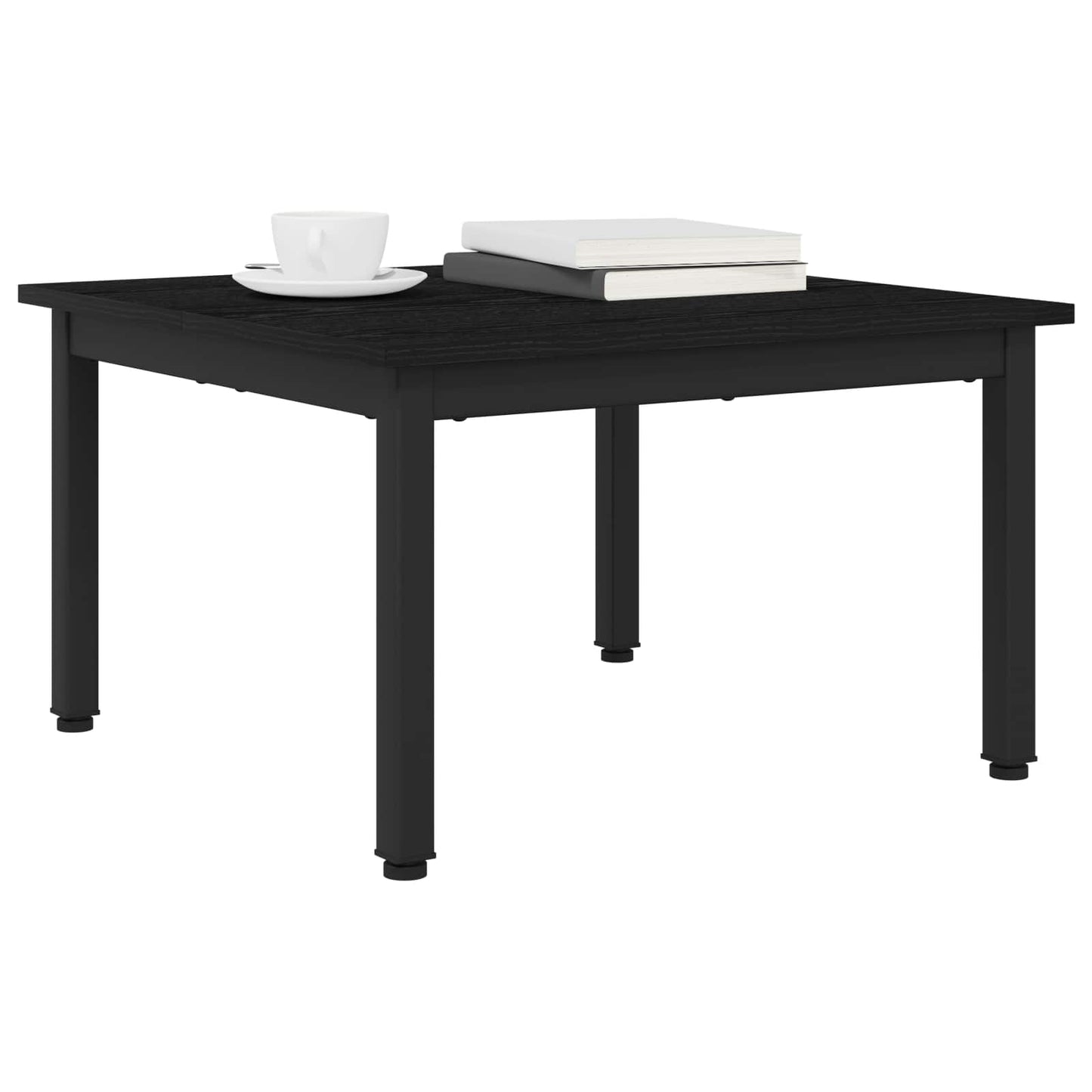 Couchtisch Schwarz Eichen-Optik 60 x 60 x 36 cm Holzwerkstoff