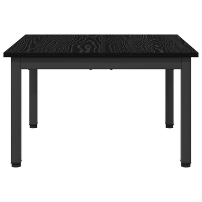 Couchtisch Schwarz Eichen-Optik 60 x 60 x 36 cm Holzwerkstoff