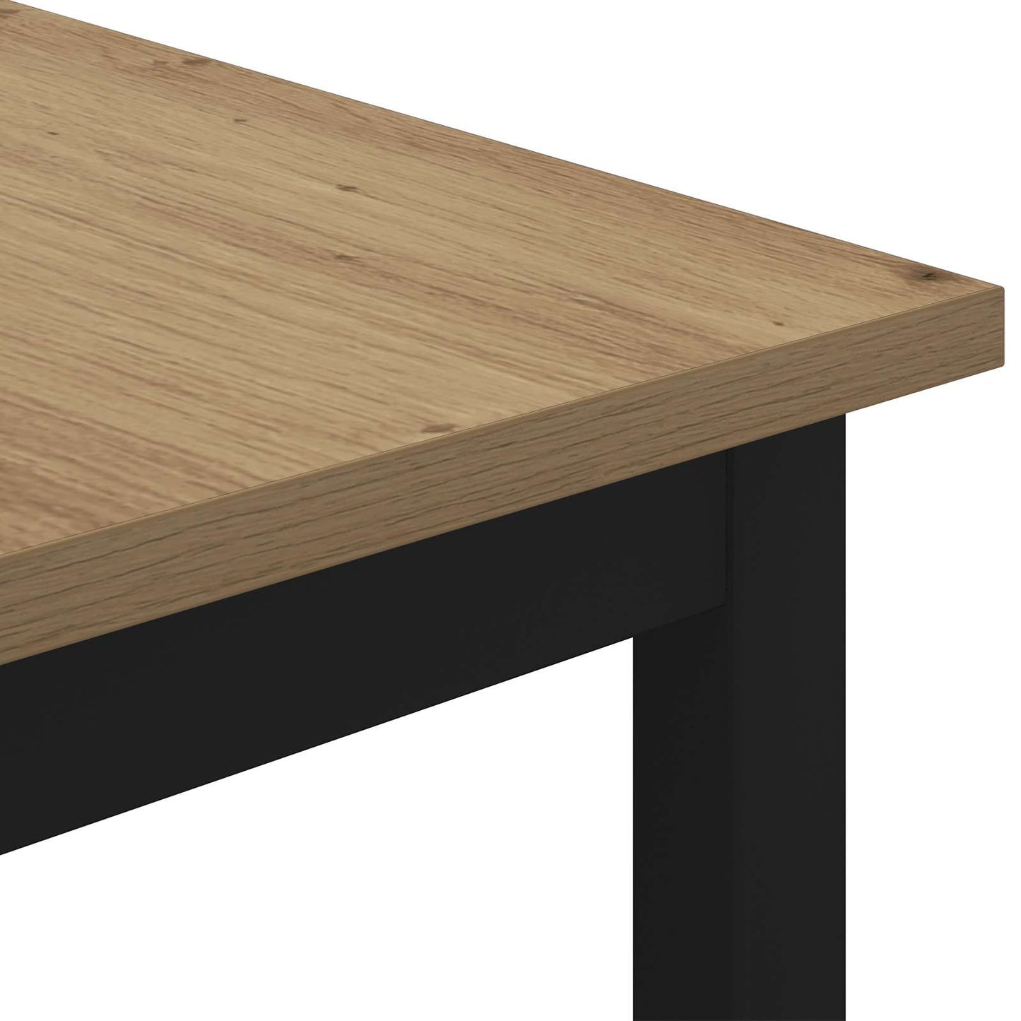 vidaXL Couchtisch Kunsthandwerk Eiche 60 x 60 x 36 cm Holzwerkstoff