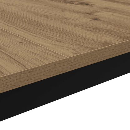 vidaXL Couchtisch Kunsthandwerk Eiche 60 x 60 x 36 cm Holzwerkstoff