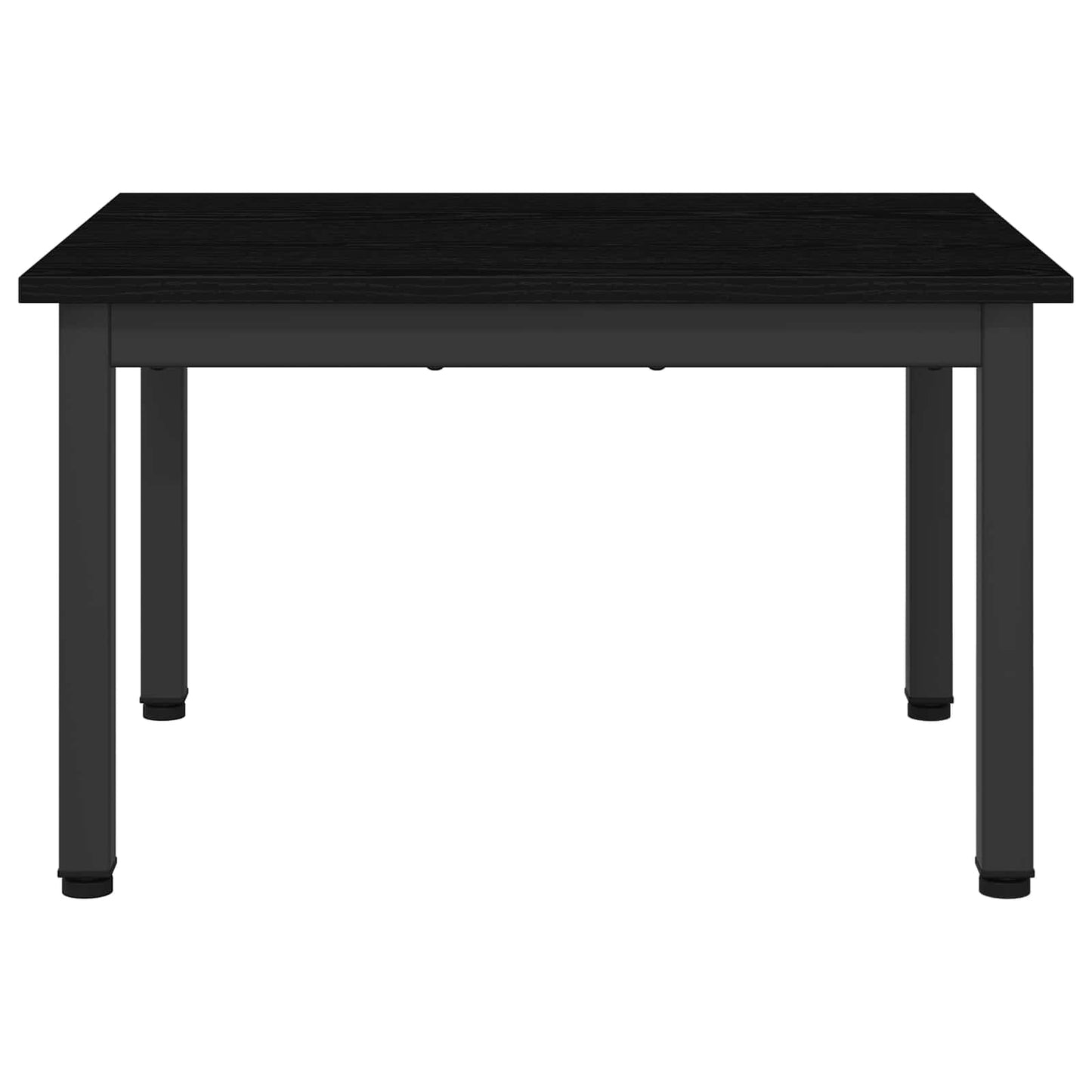 vidaXL Table basse noire aspect chêne 60 x 50 x 36 cm bois d'ingénierie