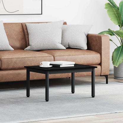 vidaXL Couchtisch Schwarz Eichen-Optik 70 x 50 x 36 cm Holzwerkstoff