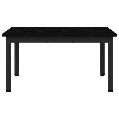 vidaXL Couchtisch Schwarz Eichen-Optik 70 x 50 x 36 cm Holzwerkstoff