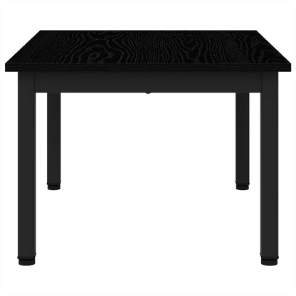 vidaXL Couchtisch Schwarz Eichen-Optik 70 x 50 x 36 cm Holzwerkstoff